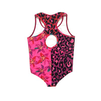 Thumbnail for NEW Colorblock Print Swim Suit